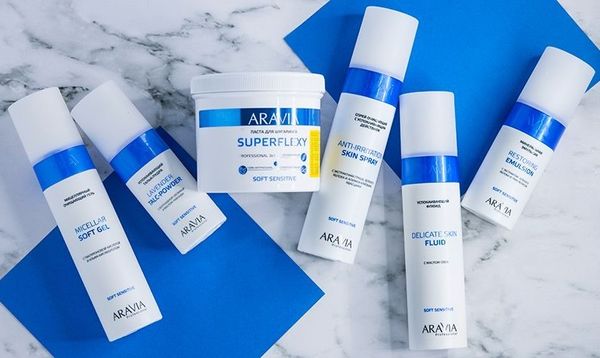 Линия Aravia Professional Soft Sensitive - уход для чувствительной кожи Линия Aravia Professional Soft Sensitive - уход для чувствительной кожи