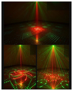 Проектор "Party Light", с эффектом северного сияния, лазерный, светодиодный
