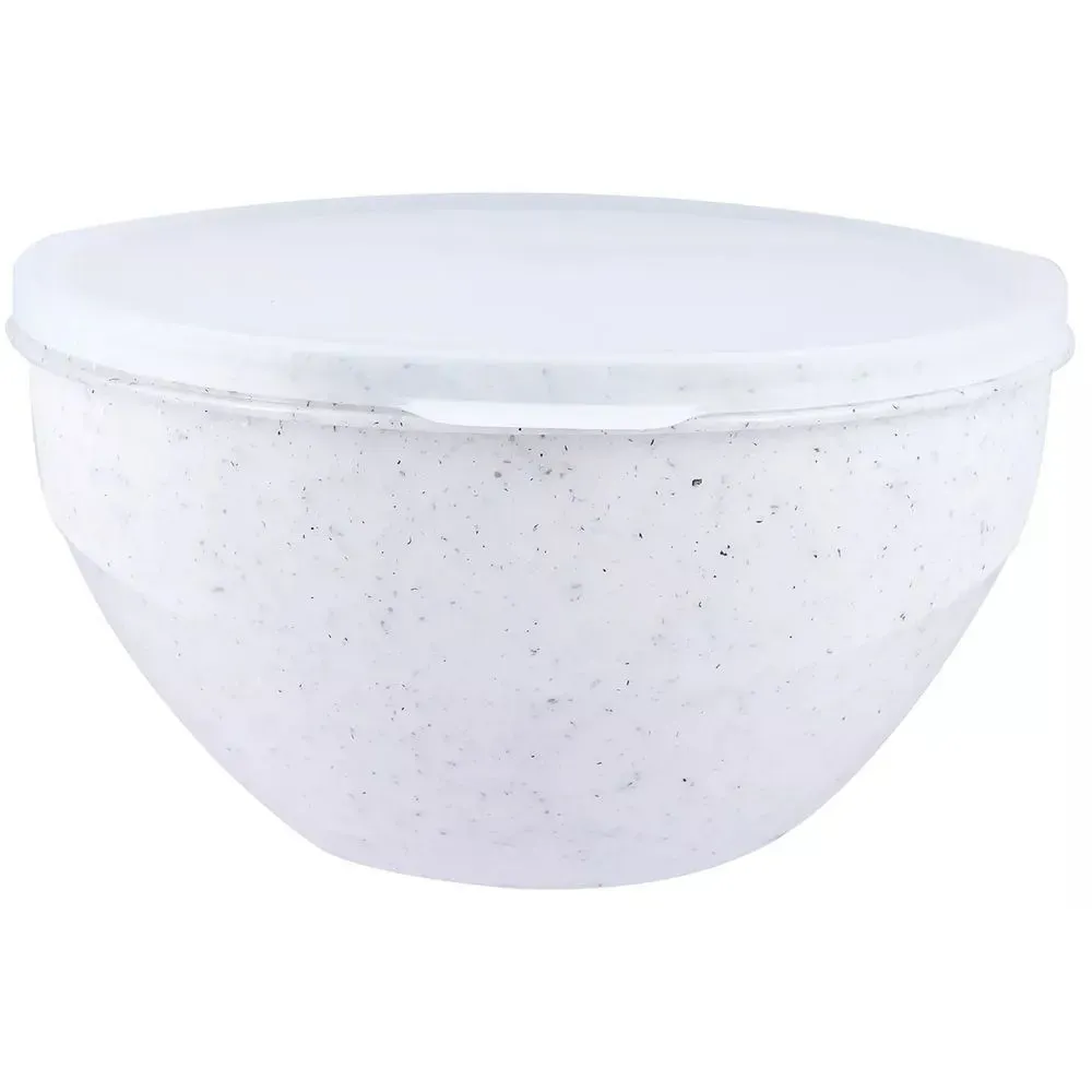 Миска с крышкой Granite 2л (белый)