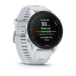 Умные часы Garmin Forerunner 255 Music Whitestone с белым ремешком