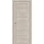 Фото межкомнатной двери экошпон El Porta Порта-28 cappuccino veralinga остеклённая