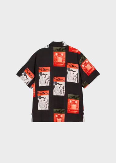 Рубашка CARHARTT WIP S/S Sean Hamilton Shirt с коротким рукавом