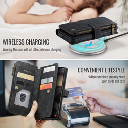 Многофункциональный чехол-кошелек CaseMe 3 in 1 Matte Wallet для Samsung Galaxy S26