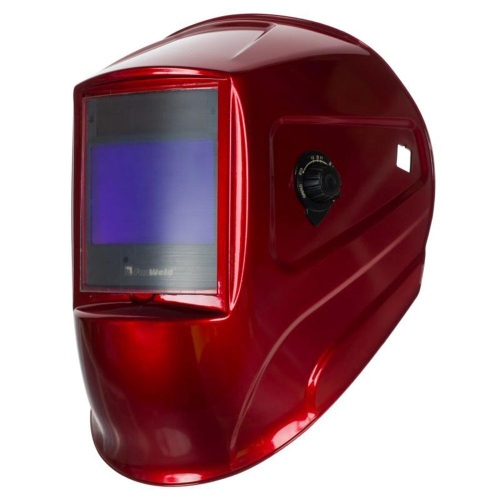 Маска сварщика хамелеон, с ручной регулировкой, FoxWeld, Gefest 9500V, 4 DIN, 13 DIN, красн, 5293