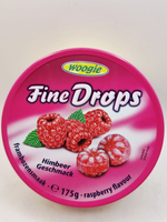 Леденцы Woogie Fine Drops (малина) 175 г (из Финляндии)