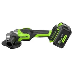 Аккумуляторная угловая шлифмашина GREENWORKS GD24AG 3200207CUH