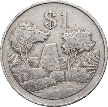 1 доллар 1980 Зимбабве