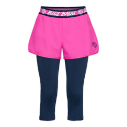 Женские теннисные шорты BIDI BADU Kara Tech Shopri Women - Pink, Dark Blue
