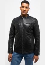 Куртка straight biker jacket MU-M232-80-1000
