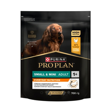 Pro Plan Small & Mini Adult для взрослых собак мелких и карликовых пород, с высоким содержанием курицы 7 кг