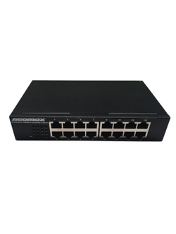 NEOMAX неуправляемый коммутатор NMS-116P-100-S, 16 портов 100 Mbps, металл desktop