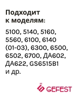 Направляющая боковая съемная проволочная для противней и решеток духового шкафа для кухонных плит (газовых, электрических, газоэлектрических) и встраиваемых духовых шкафов GEFEST, Гефест ДА602.10.0.000