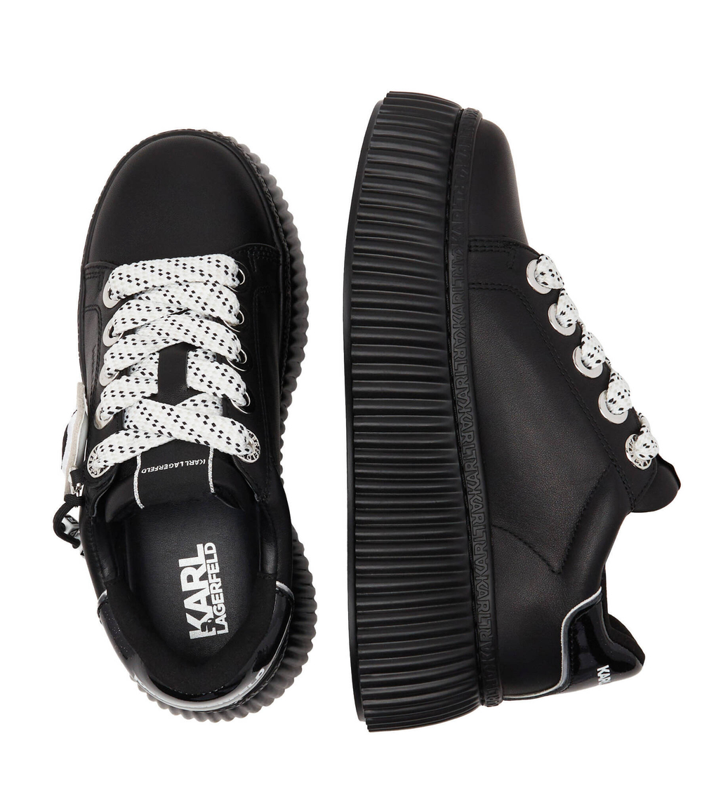 Кожаные кроссовки kreeper lo karl nft Karl Lagerfeld - черный(KL42376N)