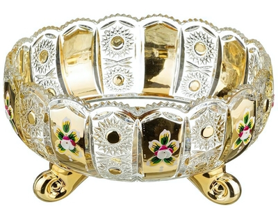 Фруктовница "Lefard Gold Glass" 25*13см