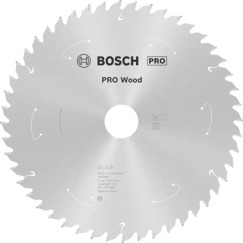 Циркулярный диск по дереву 216x1,7x30 мм Wood Cordless PRO T48 BOSCH 2608837723