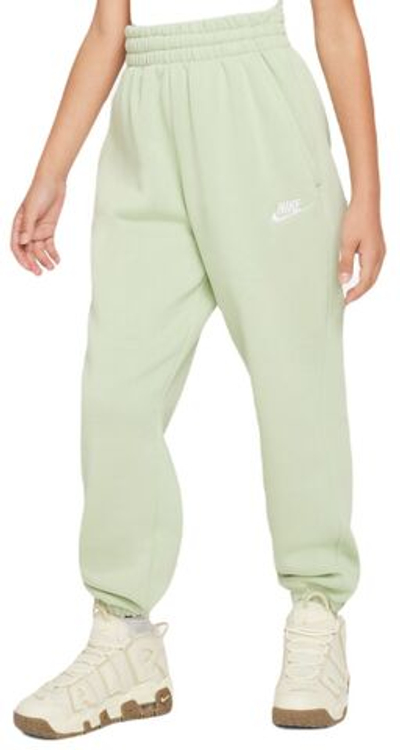 Штаны для девочки теннисные Nike Sportswear Club Fleece - honeydew/honeydew/white