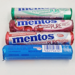 Mentos жевательная резинка Pure White вкус Клубника, Нежная мята, Вишня, Свежая мята (15,5х4) 62 г