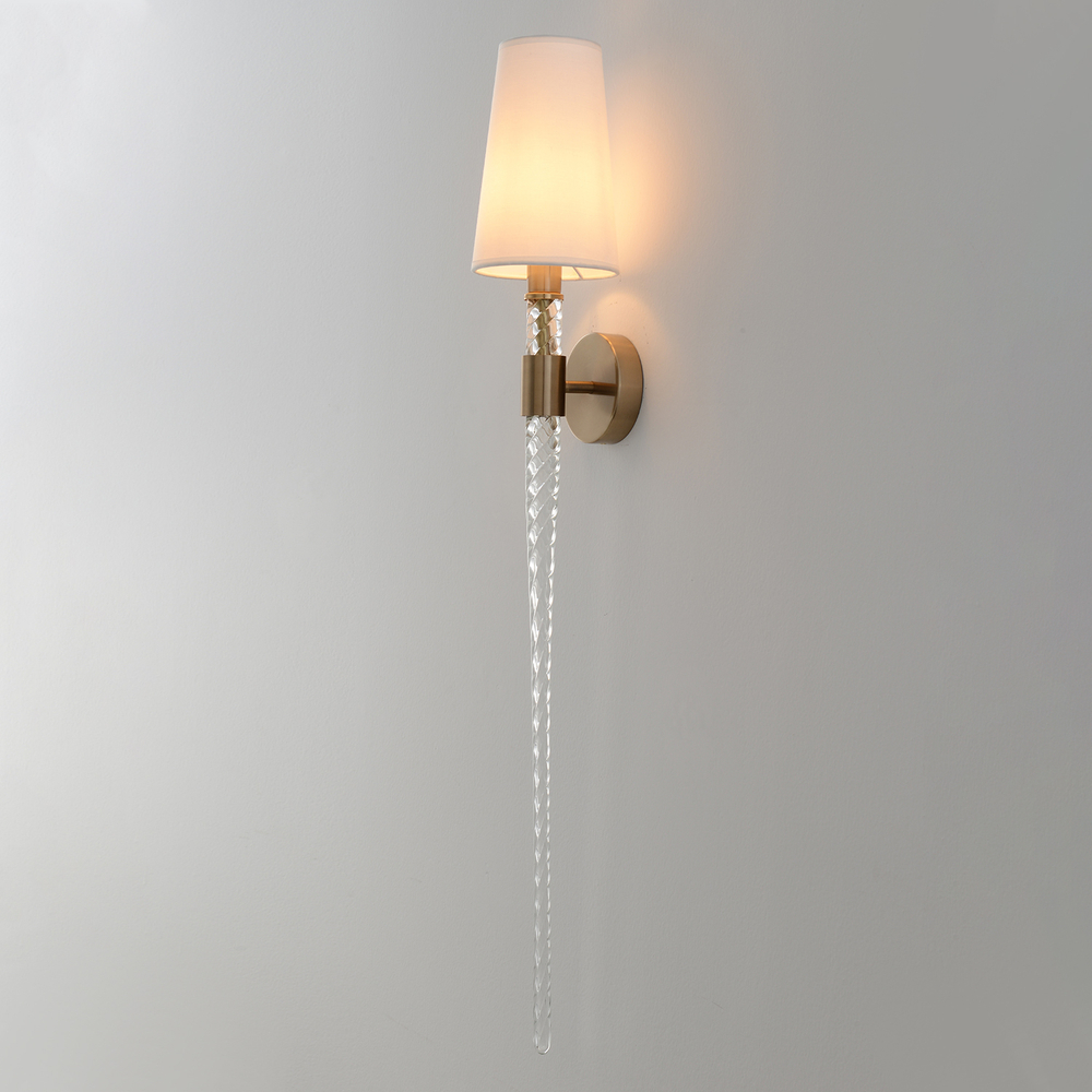Настенный светильник Crystal Lux LUMINOUS AP1 BRASS