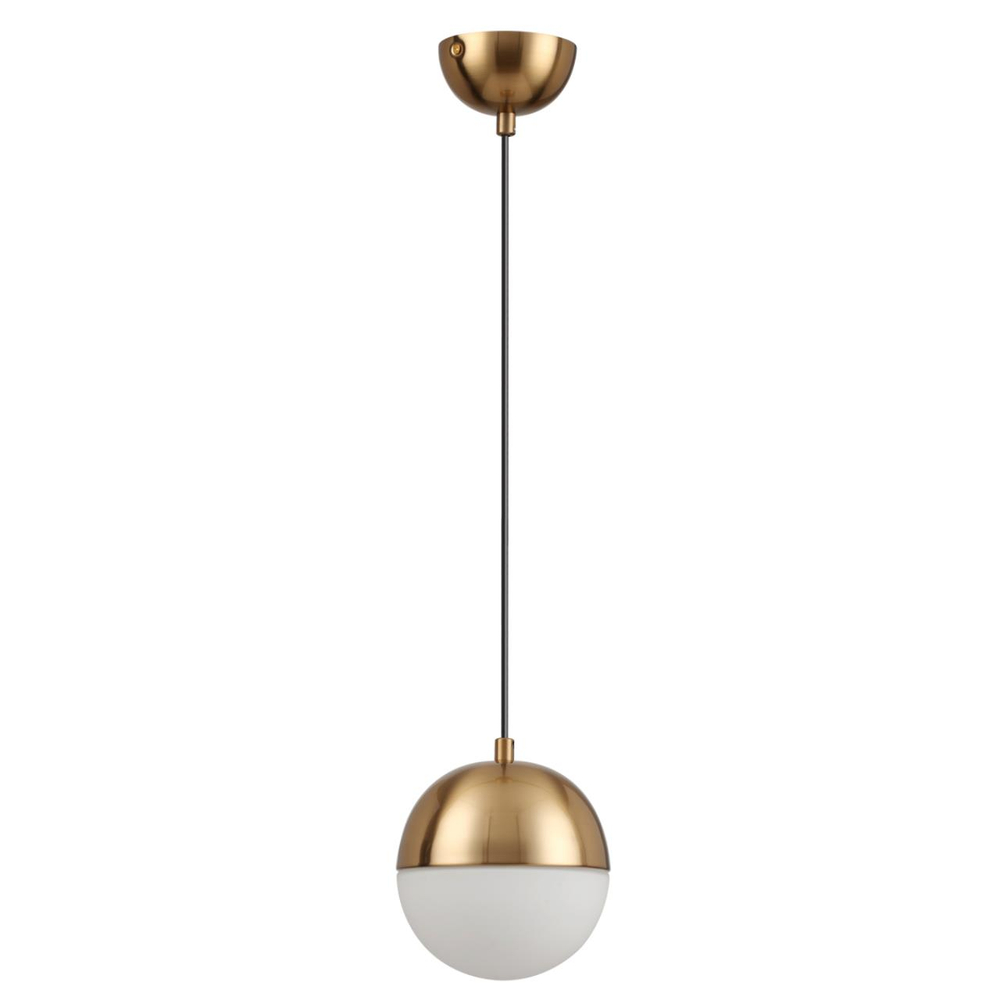 4960/1 PENDANT ODL22 393 античн.бронза/металл/белый/стекло Подвес E27 1*40W PINGA