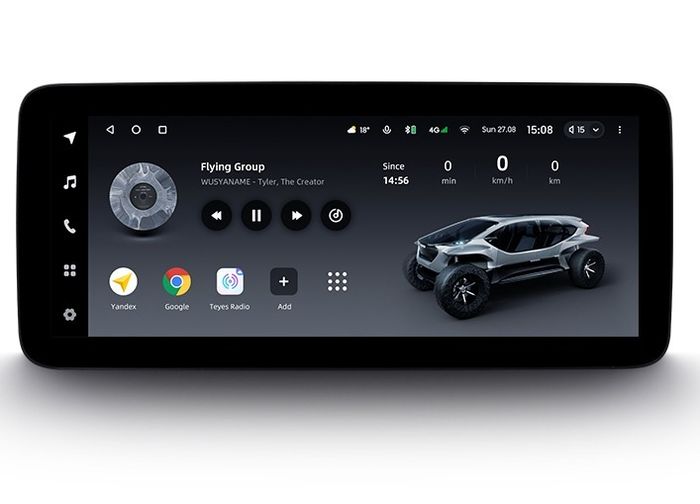 Магнитола для Mazda 3 BM, Axela 2013-2019 - Teyes LUX ONE ROUND монитор 12.3", Android 10, Быстрая, CarPlay, 4G SIM-слот