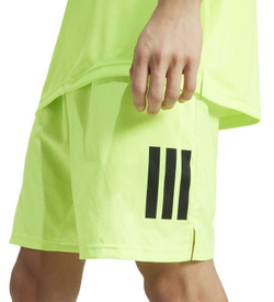 Мужские теннисные шорты Adidas Club 3 Stripes 7" - зеленый