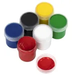 Краски акриловые по ткани Brauberg Hobby , 6цв. по 20мл