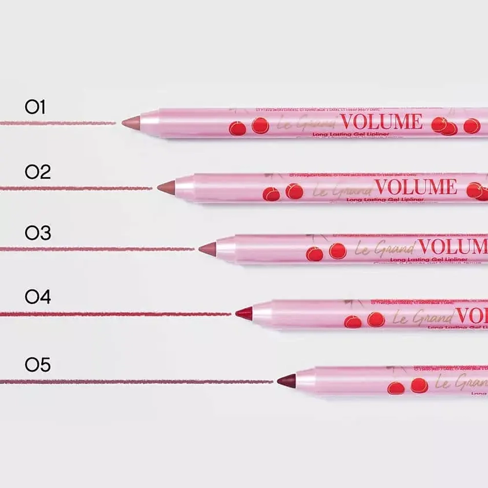 Vivienne Sabo Long Lasting Gel Lipliner Le Grand Volume Устойчивый гелевый карандаш для губ 02 Теплый нюд