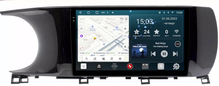 Магнитола для KIA K5 2020+ - RedPower 098 Android 10, Быстрая, QLED+2K, CarPlay, SIM-слот