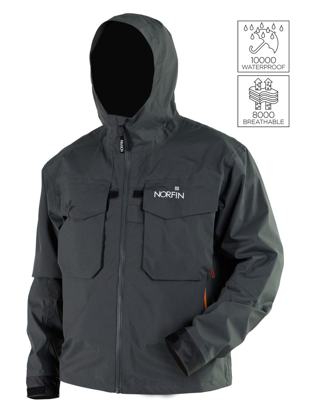 Куртка заброд. Norfin PILOT GRAY 02 р.M