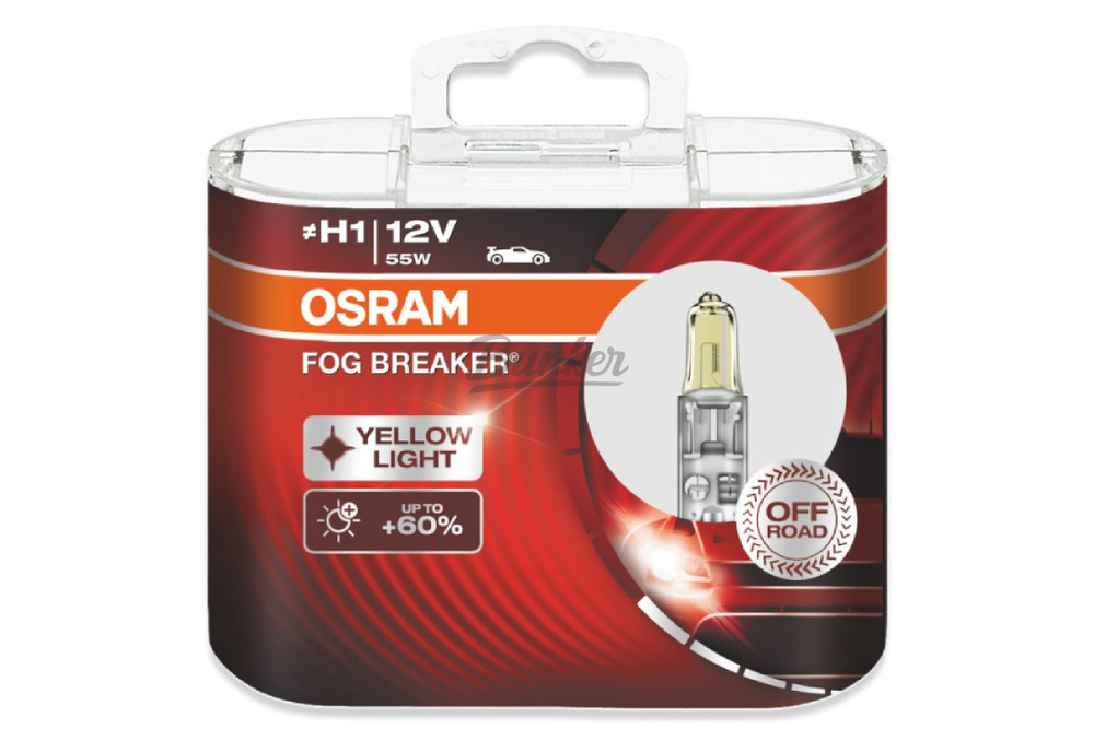 Автолампы H1 OSRAM Fog Breaker +60%
