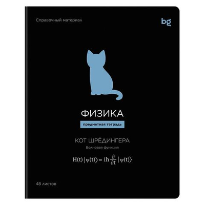 Тетрадь предметная А5 48л. клетка "Формула предмета. Физика" выб. лак (BG)