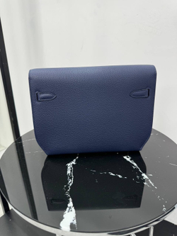 Сумка через плечо Hermes Kelly Depeches 25 Bleu Marine