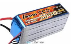 АКБ Gens Ace Tattu 5300mAh 22.2V 30C 6S1P Lipo Battery Pack