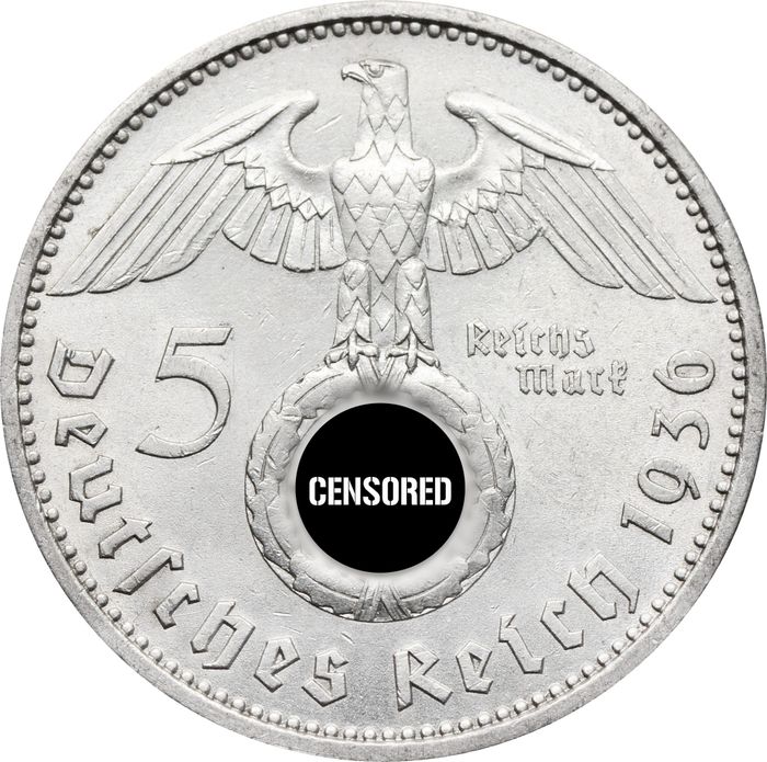 5 рейхсмарок 1936 Германия (Третий рейх) "A"