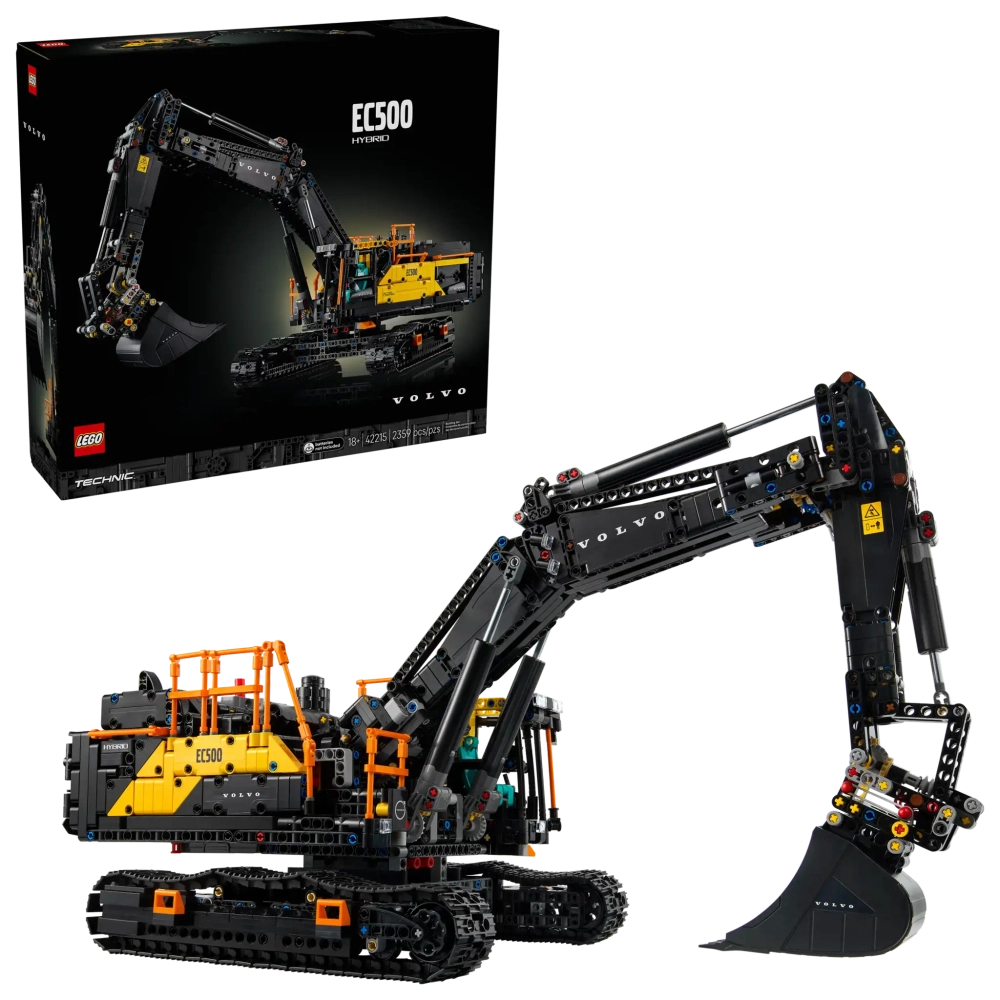 Конструктор LEGO Technic 42215 Гибридный экскаватор Volvo EC500