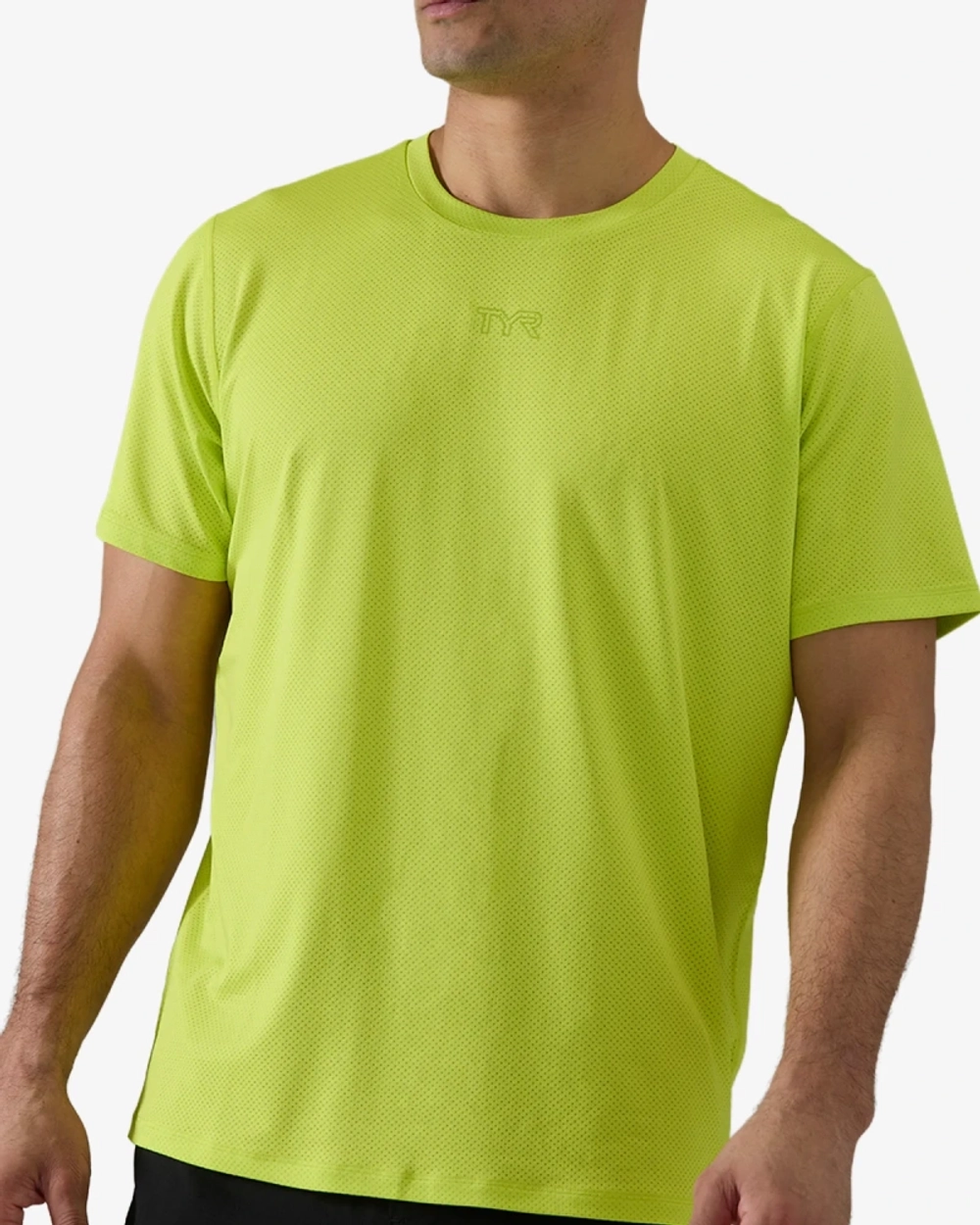 Футболка мужская TYR MEN'S AIRTEC TEE (Салатовая)