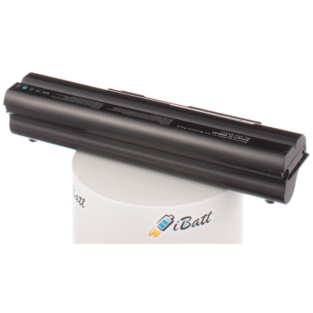 Аккумулятор iBatt 6600mAh, для PCG-81211V PCG-51111V VGN-FW11ER PCG-31312V Vaio VGN-FW11SR VGN-FW11MR SVE1112M1R VGN-FW SVE1111M1R