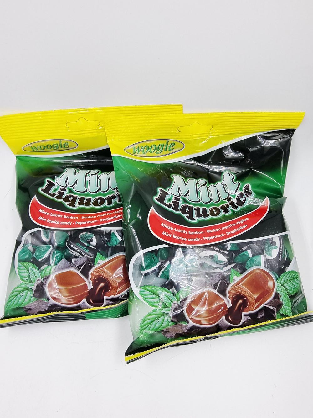 Карамель Woogie mint liquorice Мята и Лакрица (170x2) 340 г (Австрия)