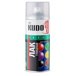 Лак аэрозольный KUDO акрил. бесцветн. глянц. 520мл / KU-9002