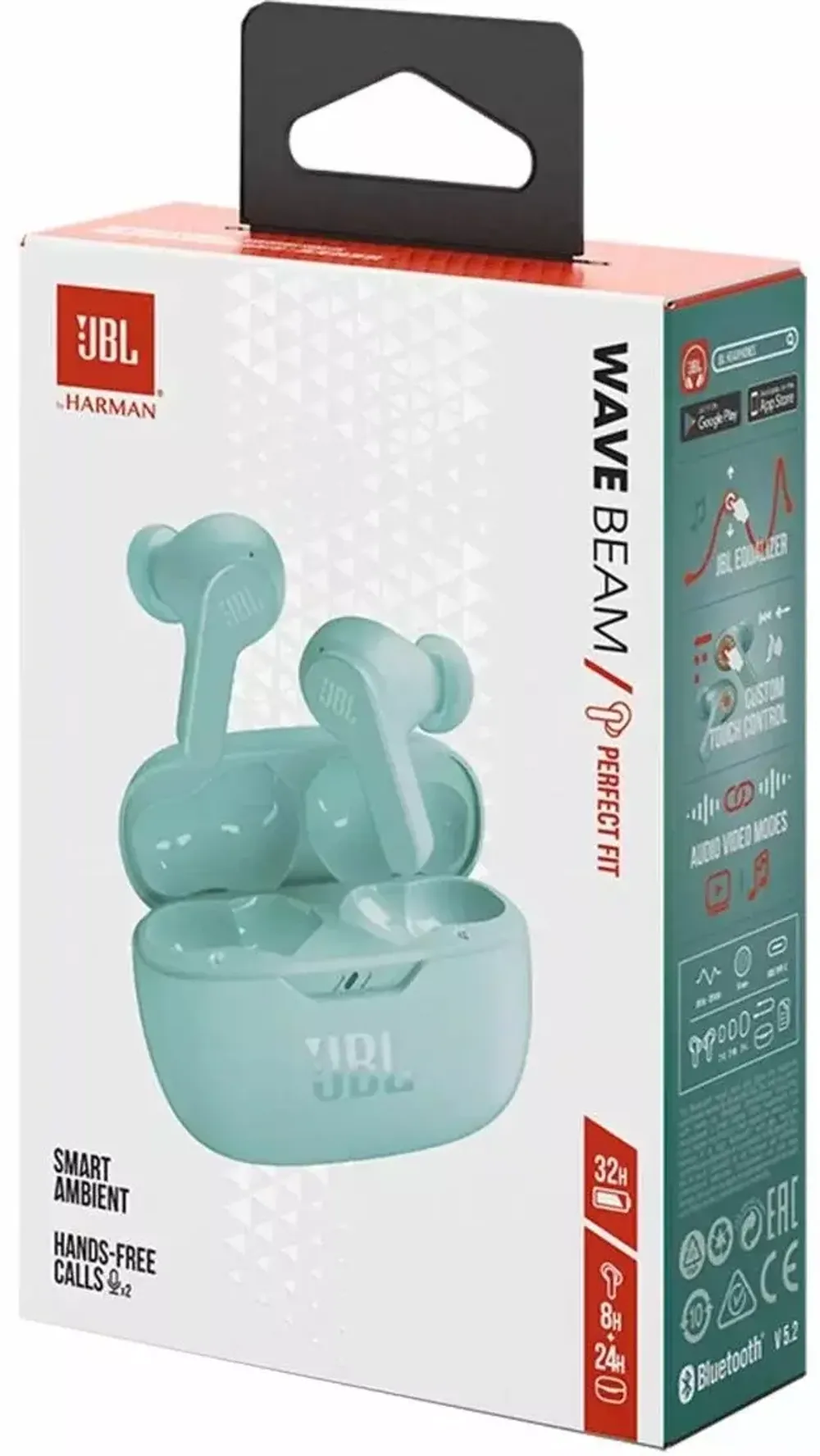 Беспроводные наушники JBL Wave Beam Mint - 6