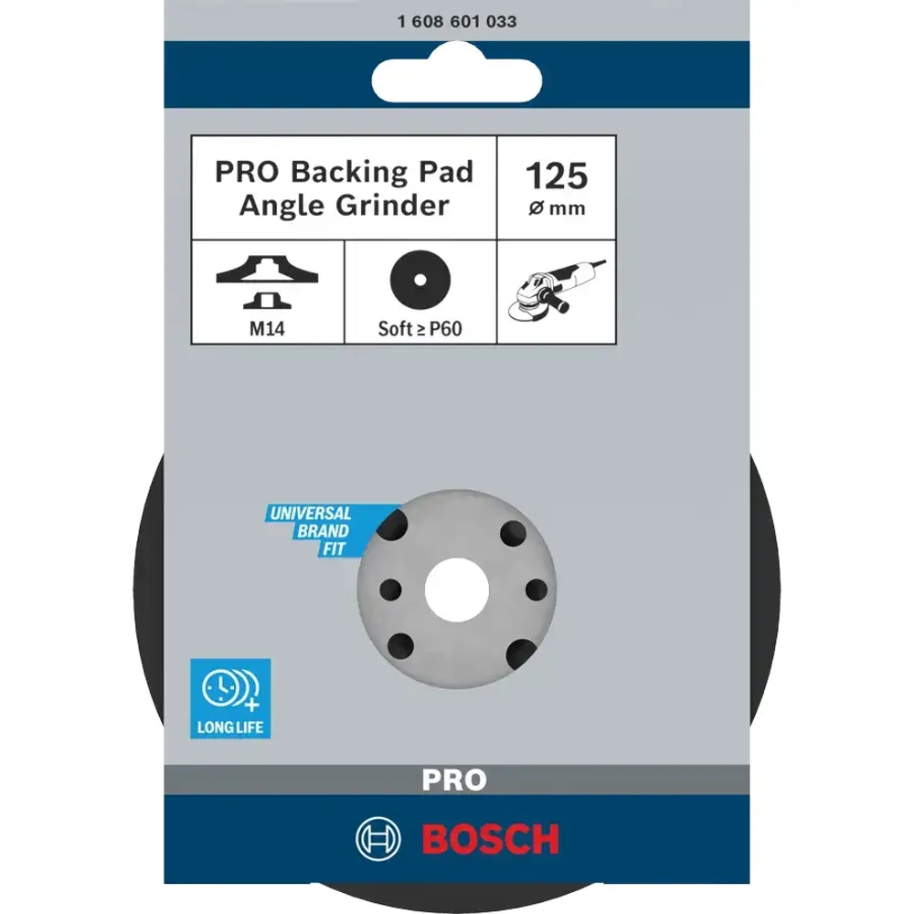 Опорная тарелка с гайкой 125 мм BOSCH 1608601033