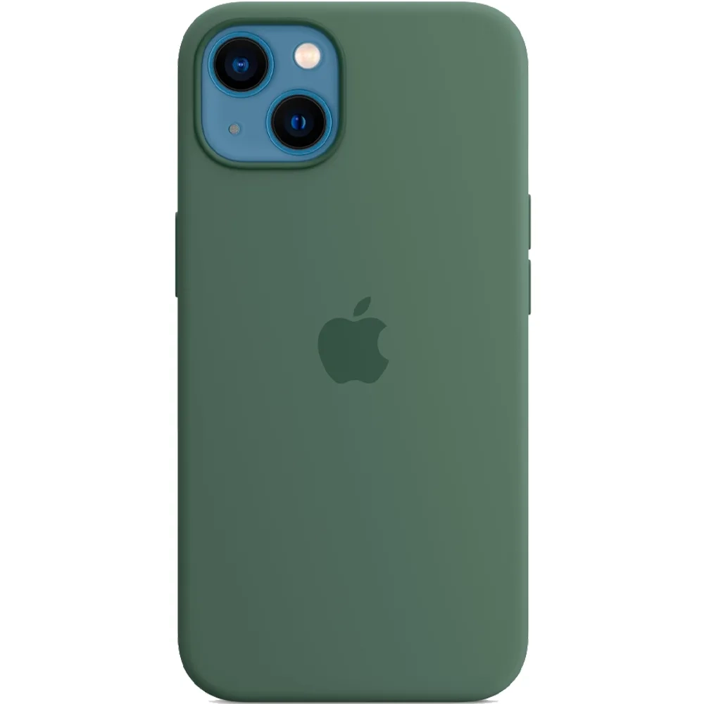Силиконовый чехол с поддержкой MagSafe Apple Silicone Case для iPhone 13, Eucalyptus (Эвкалипт)