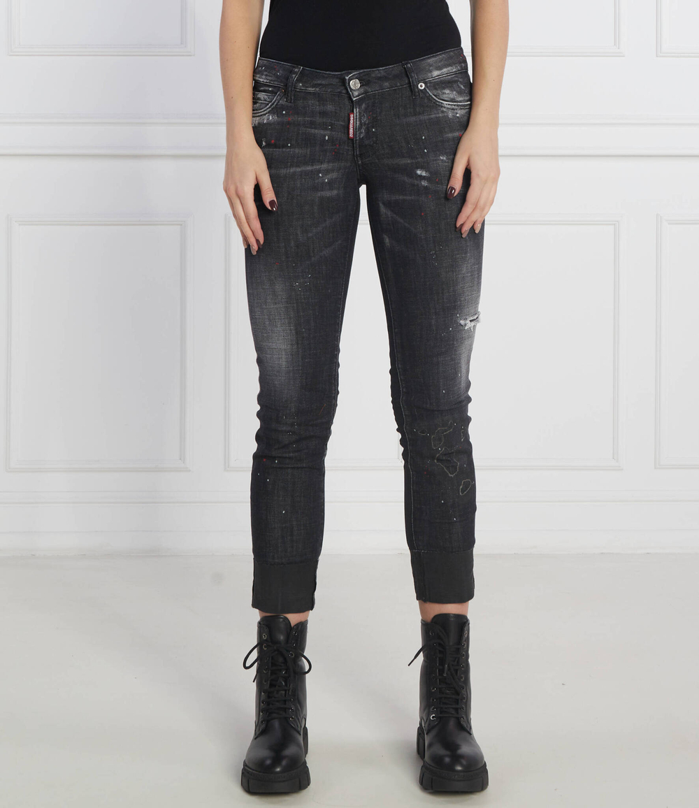 джинсы jennifer cropped jea Dsquared2 - серый(S72LB0540 S30357)