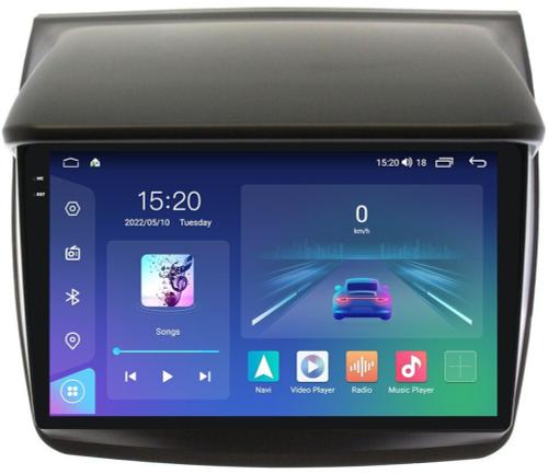 Магнитола для Mitsubishi L200, Pajero Sport 2006-2016 - Parafar PF220RN2K на Android 13, Быстрая, QLED+2K, CarPlay, 4G SIM-слот
