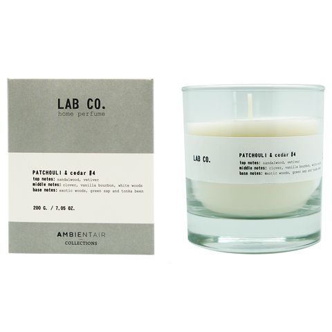 Свеча ароматическая lab co, Пачули и кедр, 40 ч