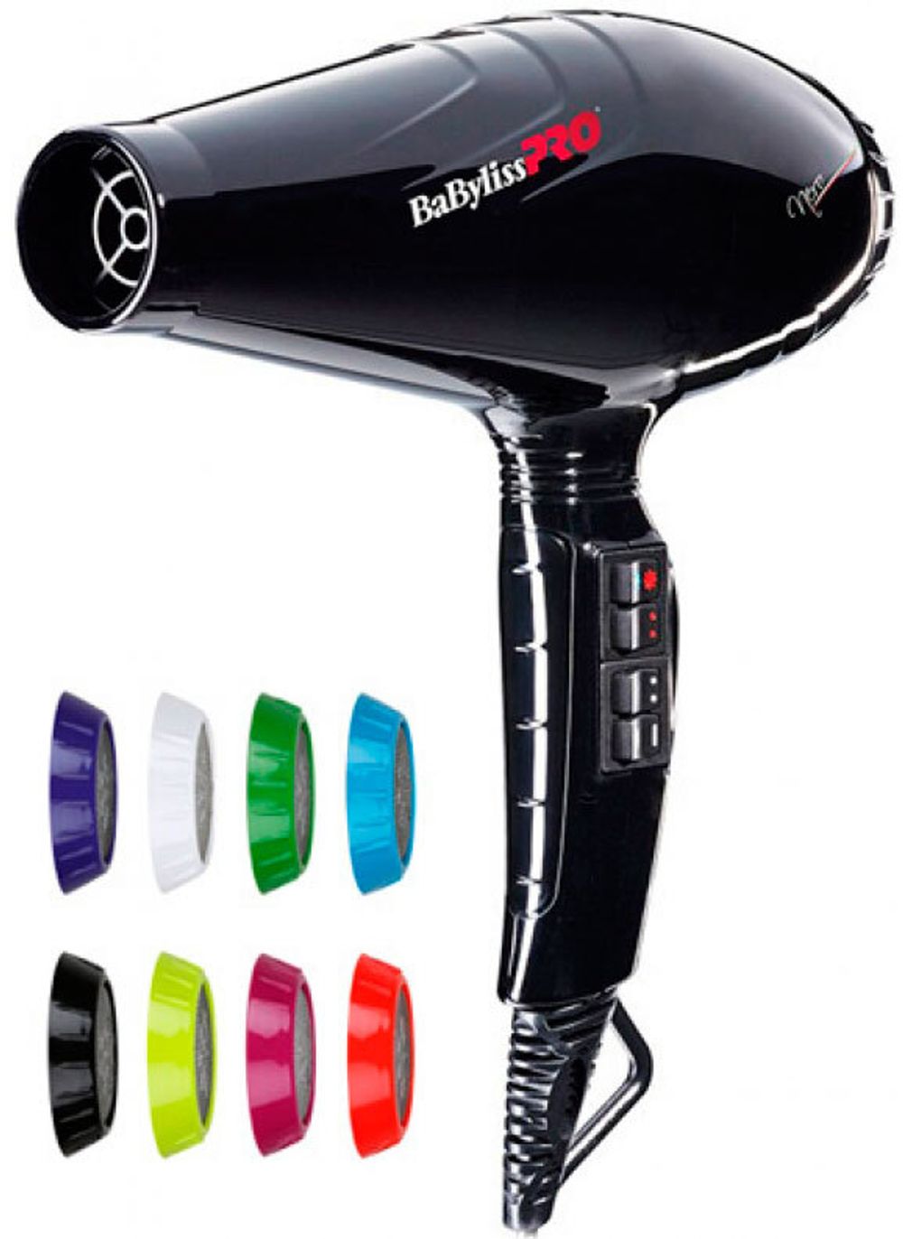 Профессиональный фен BaByliss PRO Luminoso+ Nero ionic BAB6360IBE 2100w - 4