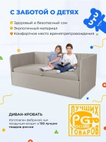 Диван - кровать с подъёмным механизмом 180х90 см Крекер Ап ткань Тедди