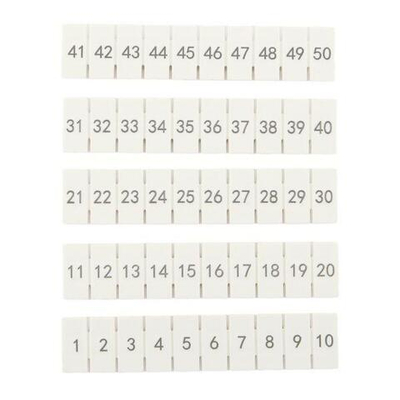 Маркировка для клемм 2.5 UT 1-50 (уп.100шт) EKF scr-ut-mrk-2,5-1-50