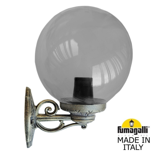 Уличный настенный светильник Fumagalli GLOBE 300 G30.131.000.BZF1R