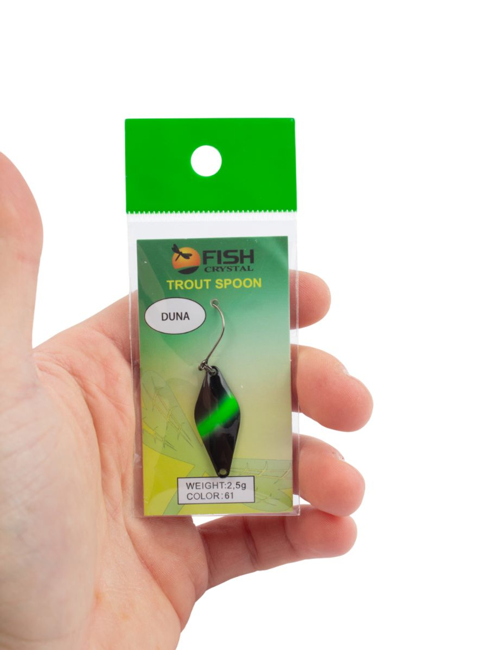 Блесна Fish Crystal DUNA 30 мм 2.5 г на форель цвет 61